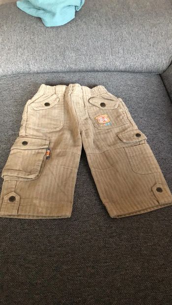 Pantalon velours 12mois tigrou disney
