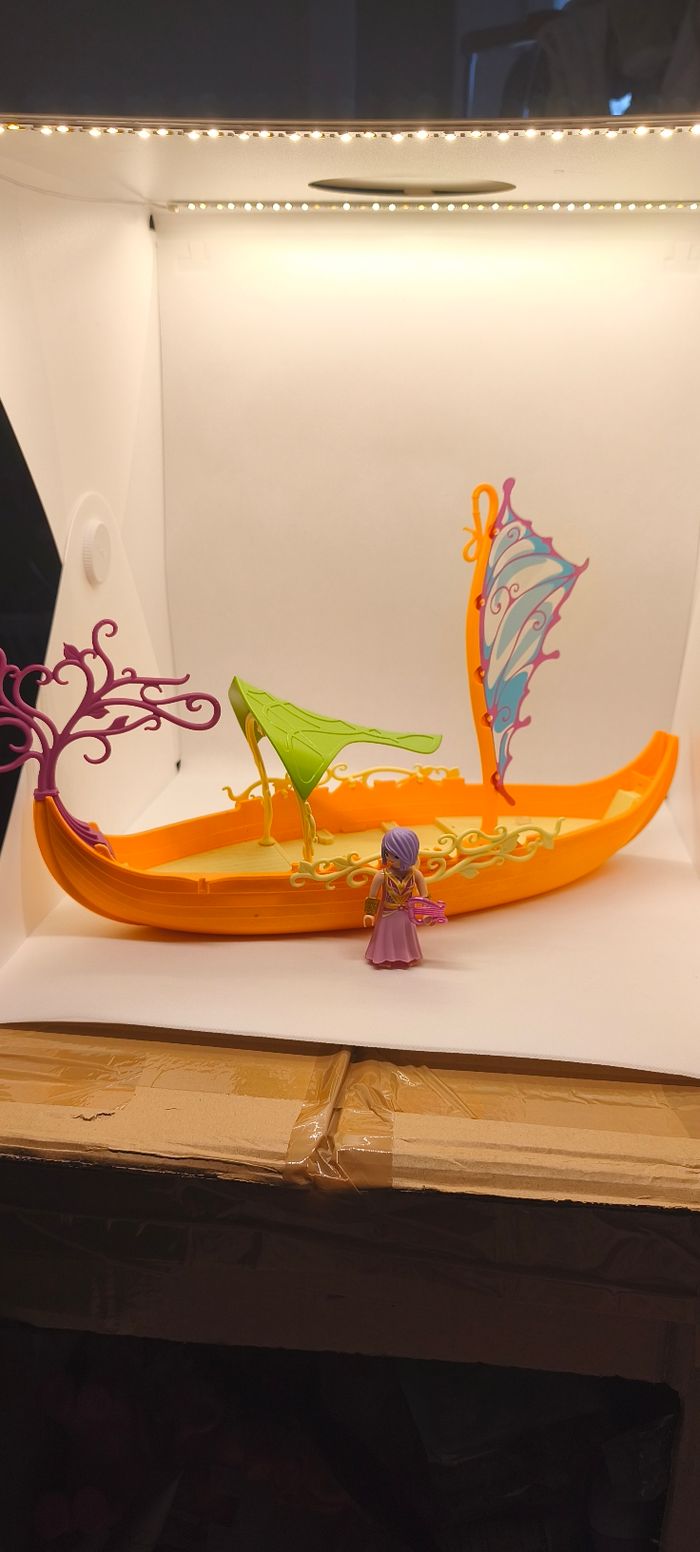 Playmobil bateau féerique et fée avec lyre - photo numéro 2