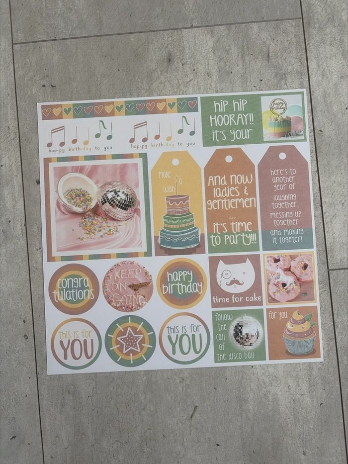 Lot de feuilles pour scrapbooking lot 7 - photo numéro 7