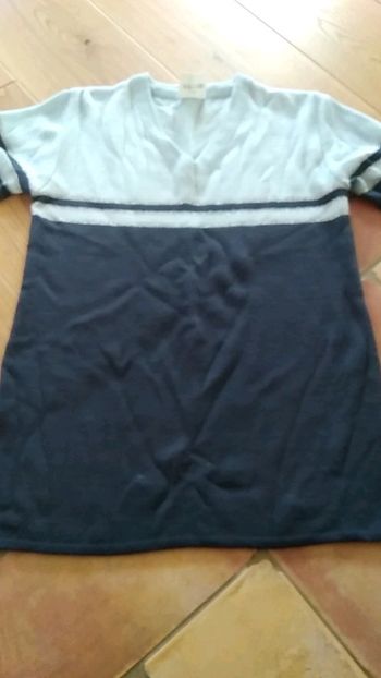 Pull bleu T34-36