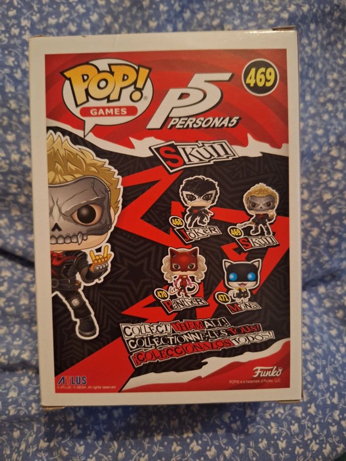 Funko pop persona 5 skull 469 - photo numéro 2
