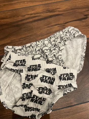 Lot de deux slips 4/5 ans Star Wars