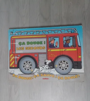 Livre enfant animé sa bouge les secours