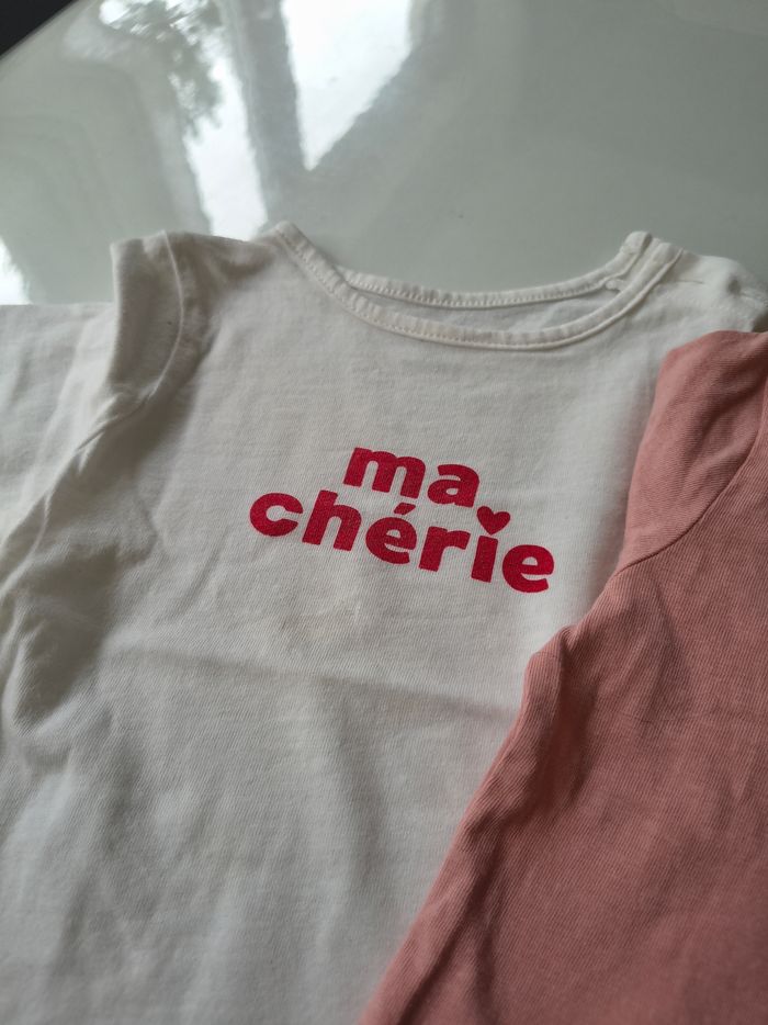 Lot de 3 t-shirt bébé fille - photo numéro 4