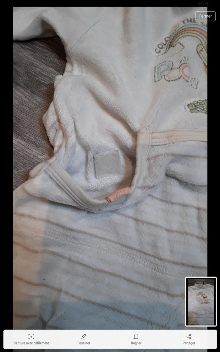 Grenouillere Winnie l'ourson - photo numéro 3