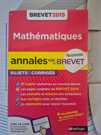 Annales mathématiques brevet