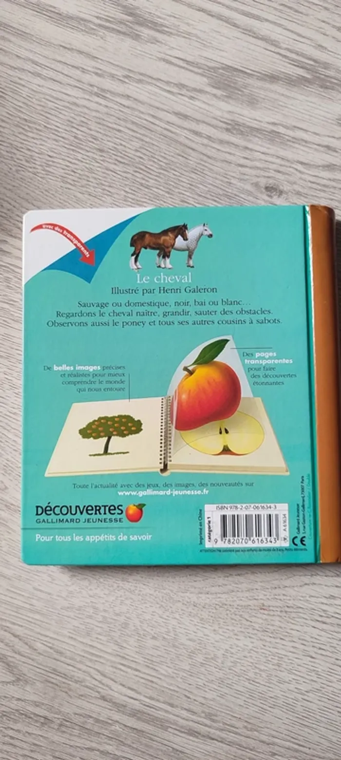 Livre enfant Le cheval - photo numéro 4