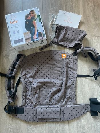 Portage préformé prefo de la marque Tula taille Preschool coloris Mason 32 kilos