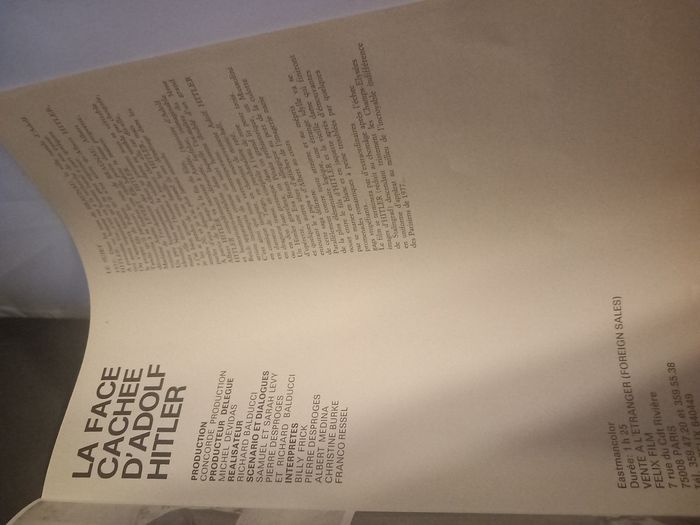 Affiche et synopsis du film la face cachée d'Adolf Hitler - photo numéro 6