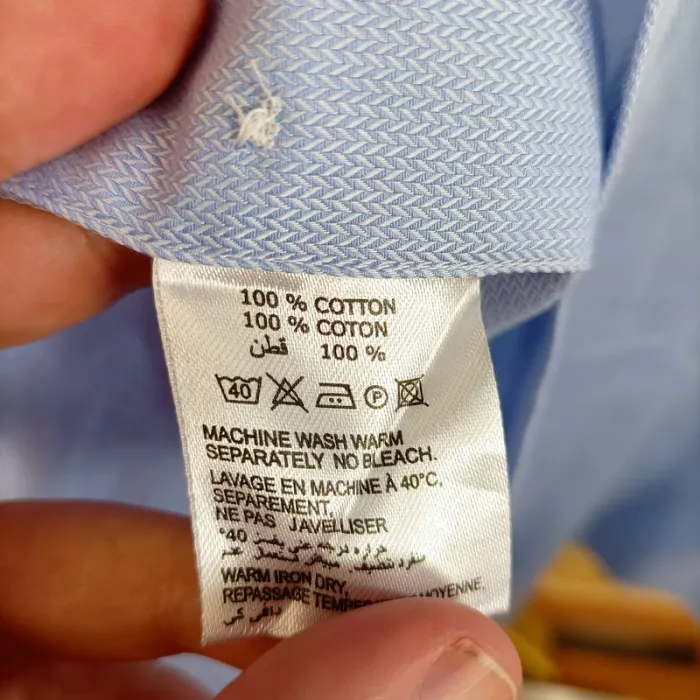 Chemise bleu ciel Café Coton Paris 100% coton col classique taille 40/41 A1300 - photo numéro 8