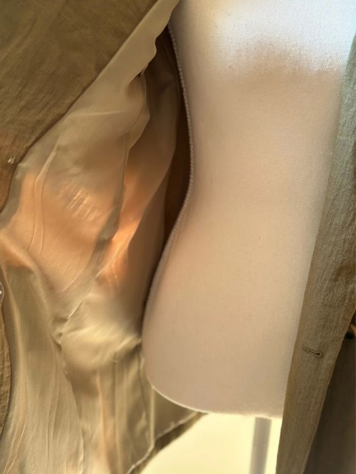 Blazer vert kaki H&M – Taille 40 - photo numéro 6