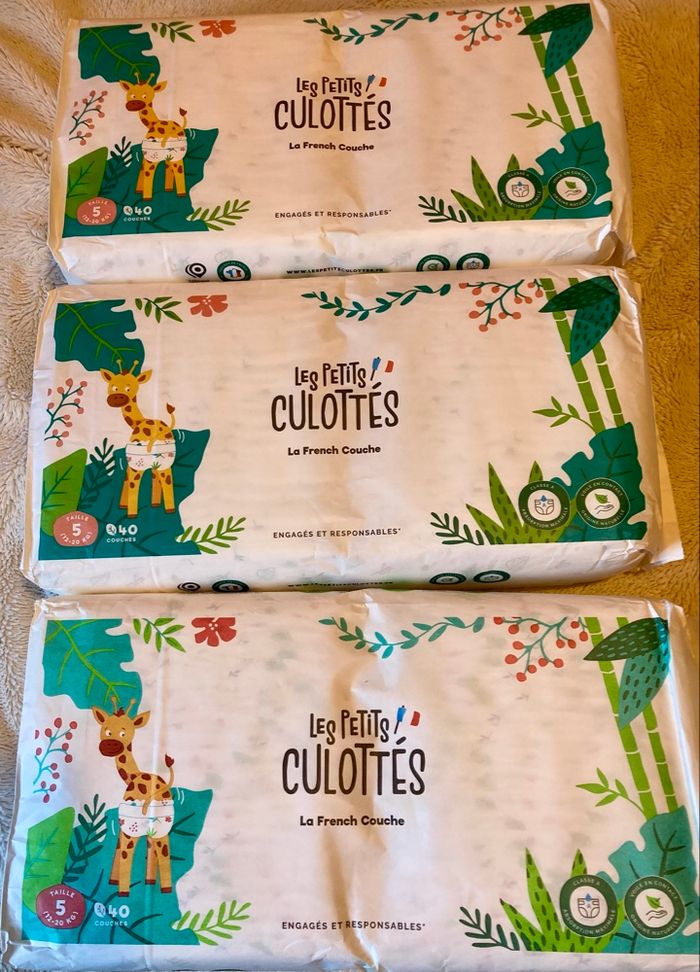120 couches les petits culottés taille 5 - photo numéro 4