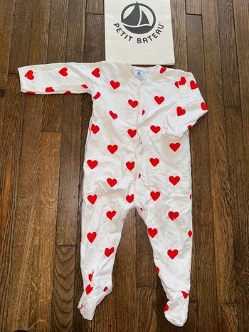 Pyjama coton épais petit bateau 18 mois