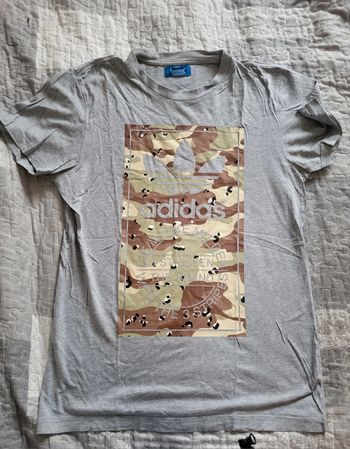 Tee shirt gris adidas taille S