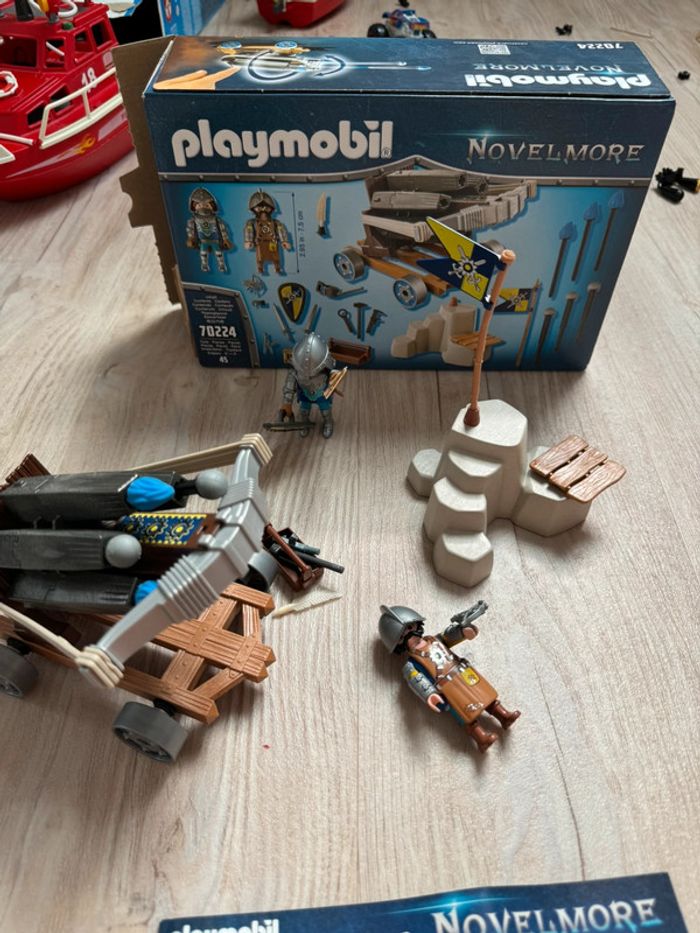 Chevaliers et catapulte Playmobil novelmore - photo numéro 4