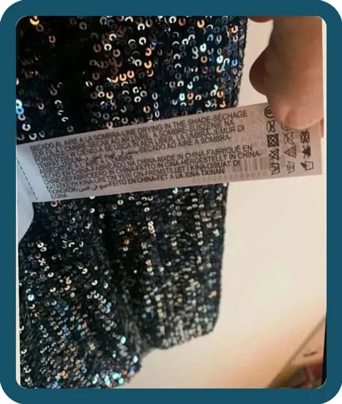 Blouse sequins cache-coeur Zara T/34 - photo numéro 12