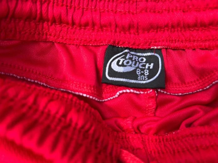 Short pro touch taille 6-8 ans rouge - photo numéro 3