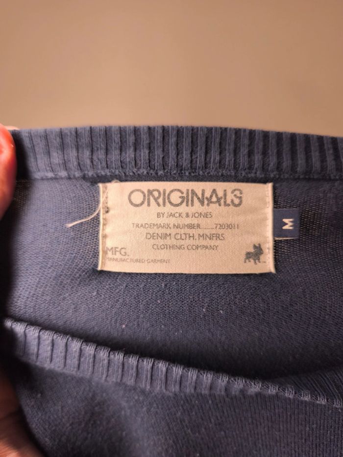 Pull Jack & Jones Originals Homme Taille M Bleu - photo numéro 6