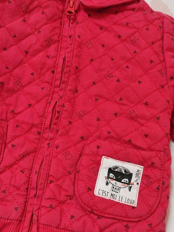 Veste/Manteau - Fuchsia - 9 mois - Très bon état - Du pareil au même - photo numéro 5