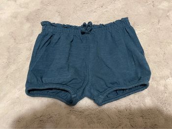 Short en coton bleu - Verbaudet - 9 mois / 71 cm