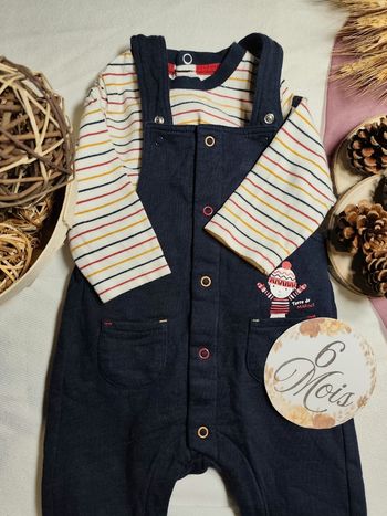 Ensemble Salopette  6 mois
