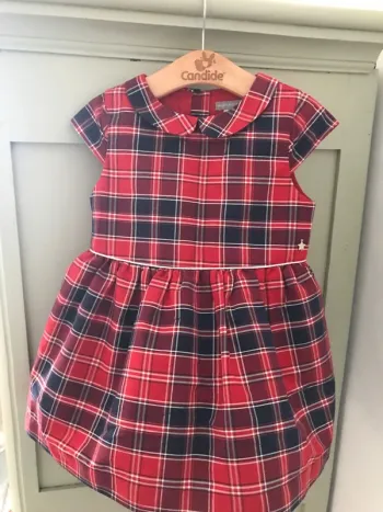 Robe à carreaux de Noël