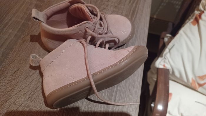 Chaussure montante rose poudrée - photo numéro 4