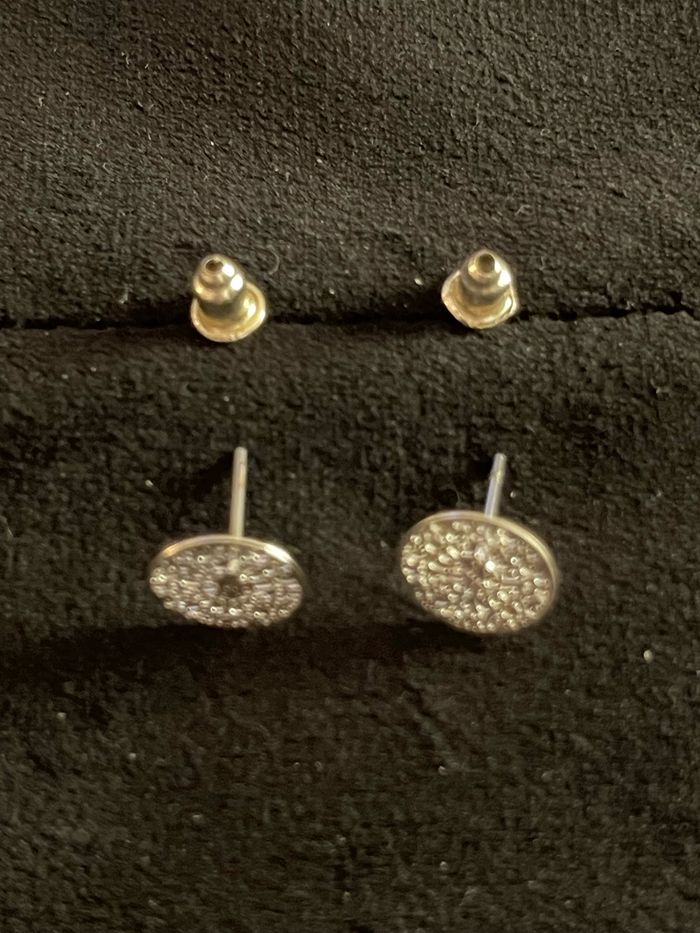 boucles d’oreilles argentées - photo numéro 3