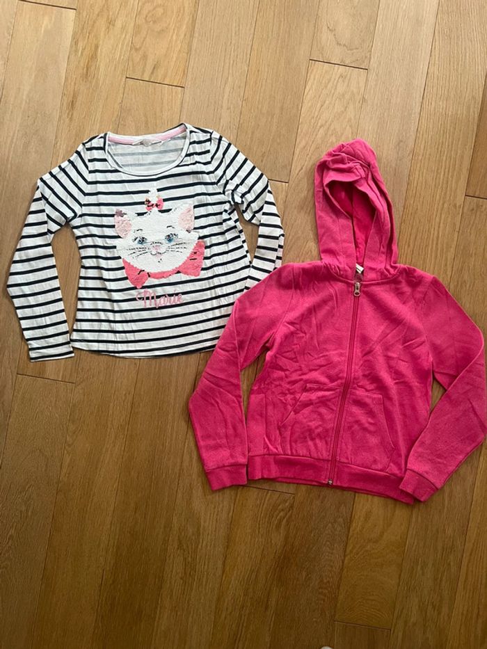 Vend lot de 9 vêtements fille H&M taille 8/9 ans très bon état - photo numéro 8