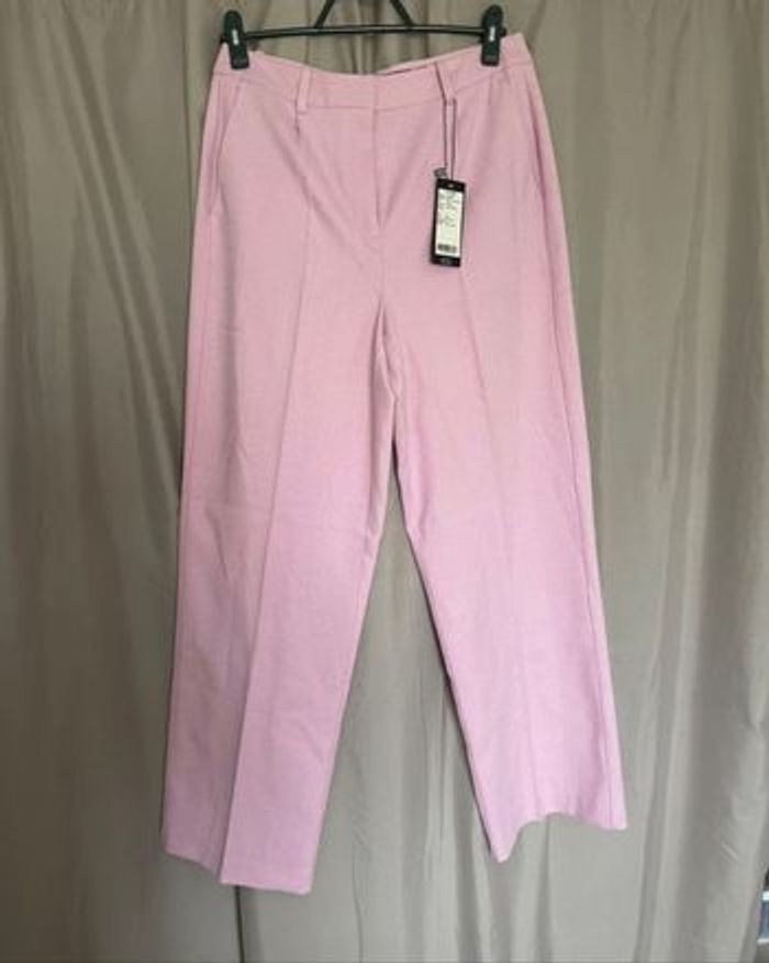 Pantalon costume rose, taille 38, Vero moda - photo numéro 2