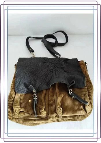 Sac à bandoulière vintage Craie studio, bon état, 35x25cm