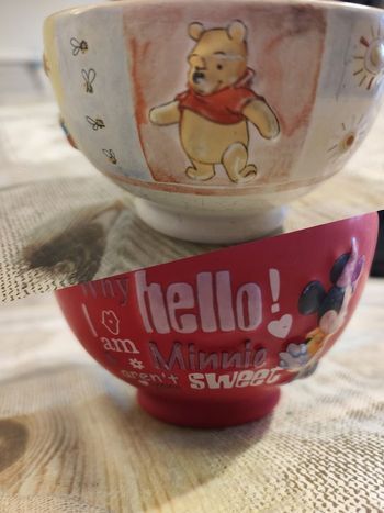 Lot bols relief Disney