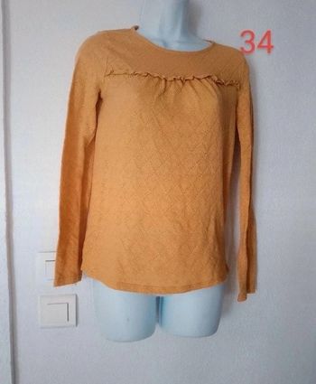 Tee shirt mailles fantaisies femme.34..