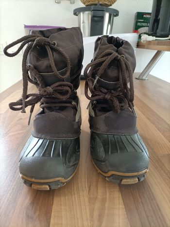 Bottes ski marron 31-32