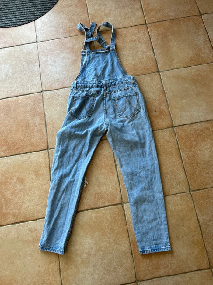 Salopette en jeans taille S - photo numéro 3