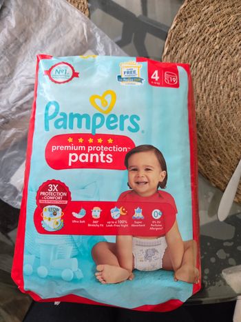Couches culotte pampers