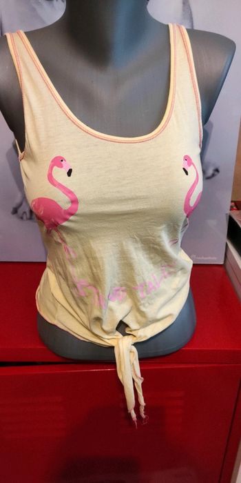 Débardeur flamand rose xs