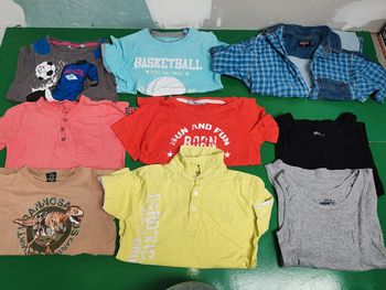 Lot t shirts été 8 ans