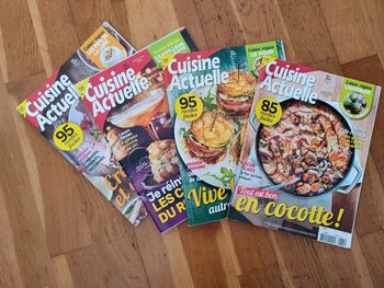 Lot de 4 numéros de cuisine actuelle