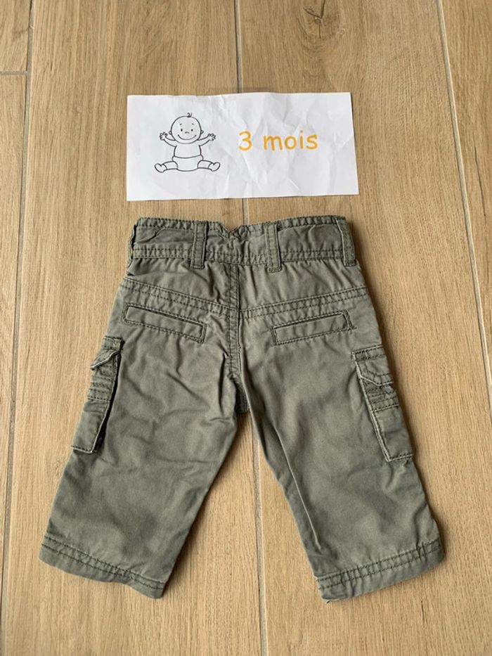 Pantalon vert 3 mois Tape à l’œil - photo numéro 3