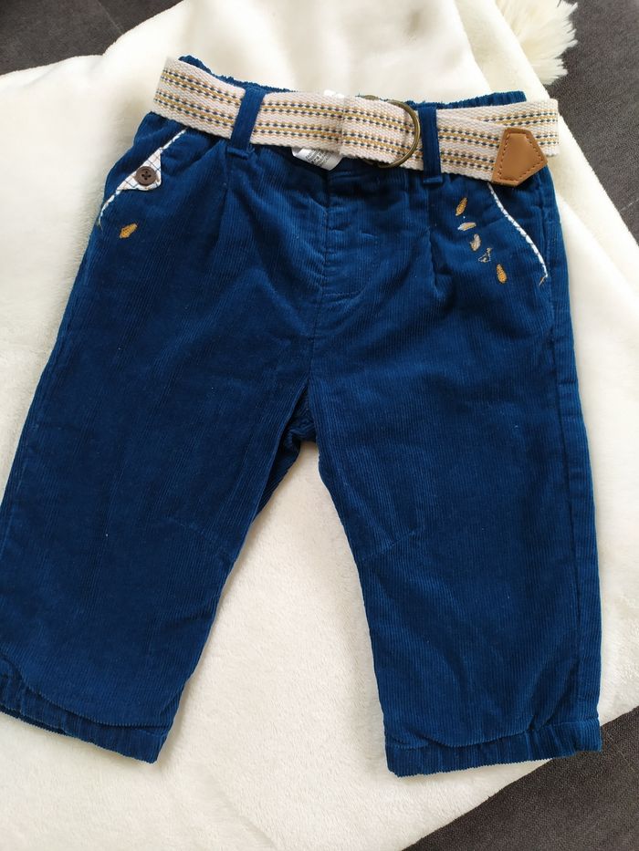 Pantalon en velours sergent major 6 mois