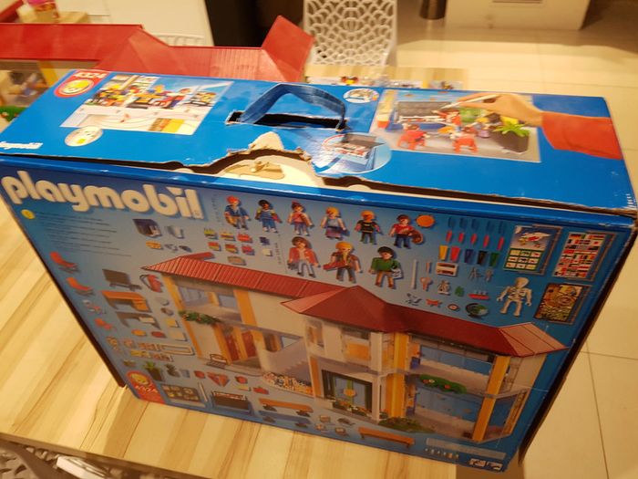 Boîte école playmobil set 4324 date de 2009 + scène du passage piéton - photo numéro 18