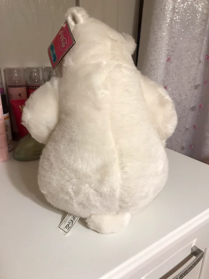 Peluche vintage Coca Cola Ours polaire - photo numéro 2