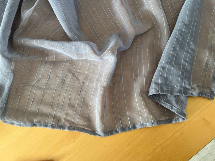 Lot de 2 voilages gris clair Atmosphera - photo numéro 3