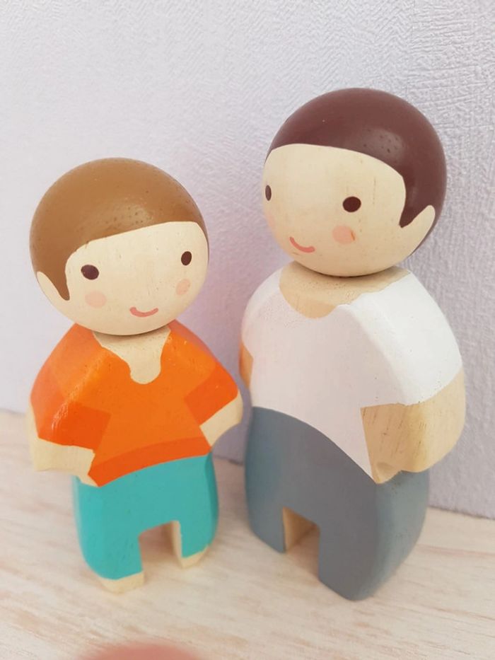 2 figurines en bois Tender leaf toys - photo numéro 9