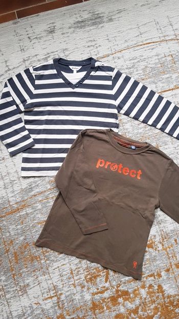 Lot de 2 tee shirts manches longues garçon 5ans