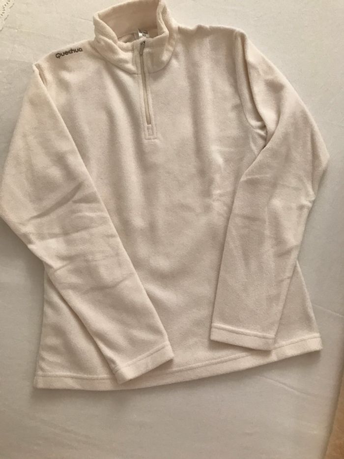 Sweat manches longues Crème