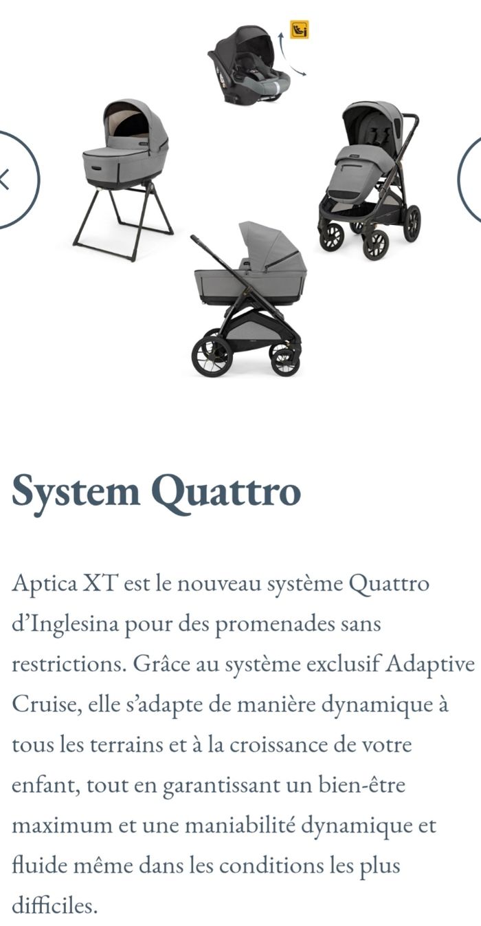 Pack poussette/nacelle/cosy Inglesina 400 EUR au lieu de 1200 EUR! - photo numéro 6