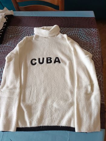 Pull à col roule femme taille unique