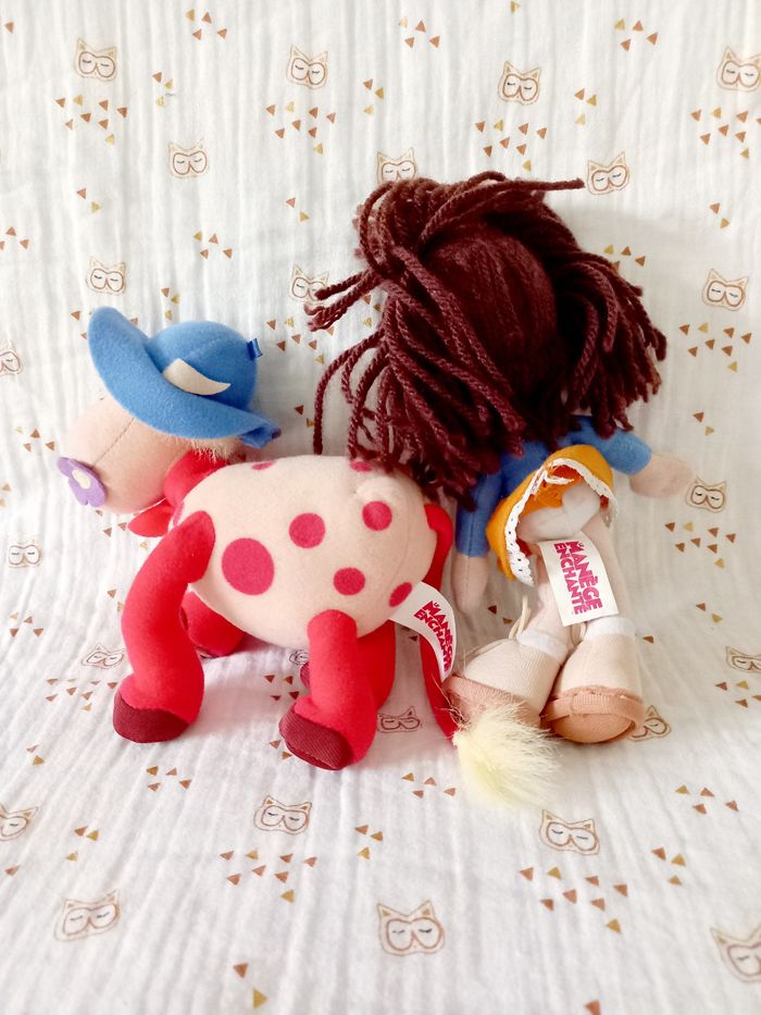 Peluches Margotte et la vache Le Manège Enchanté - photo numéro 2